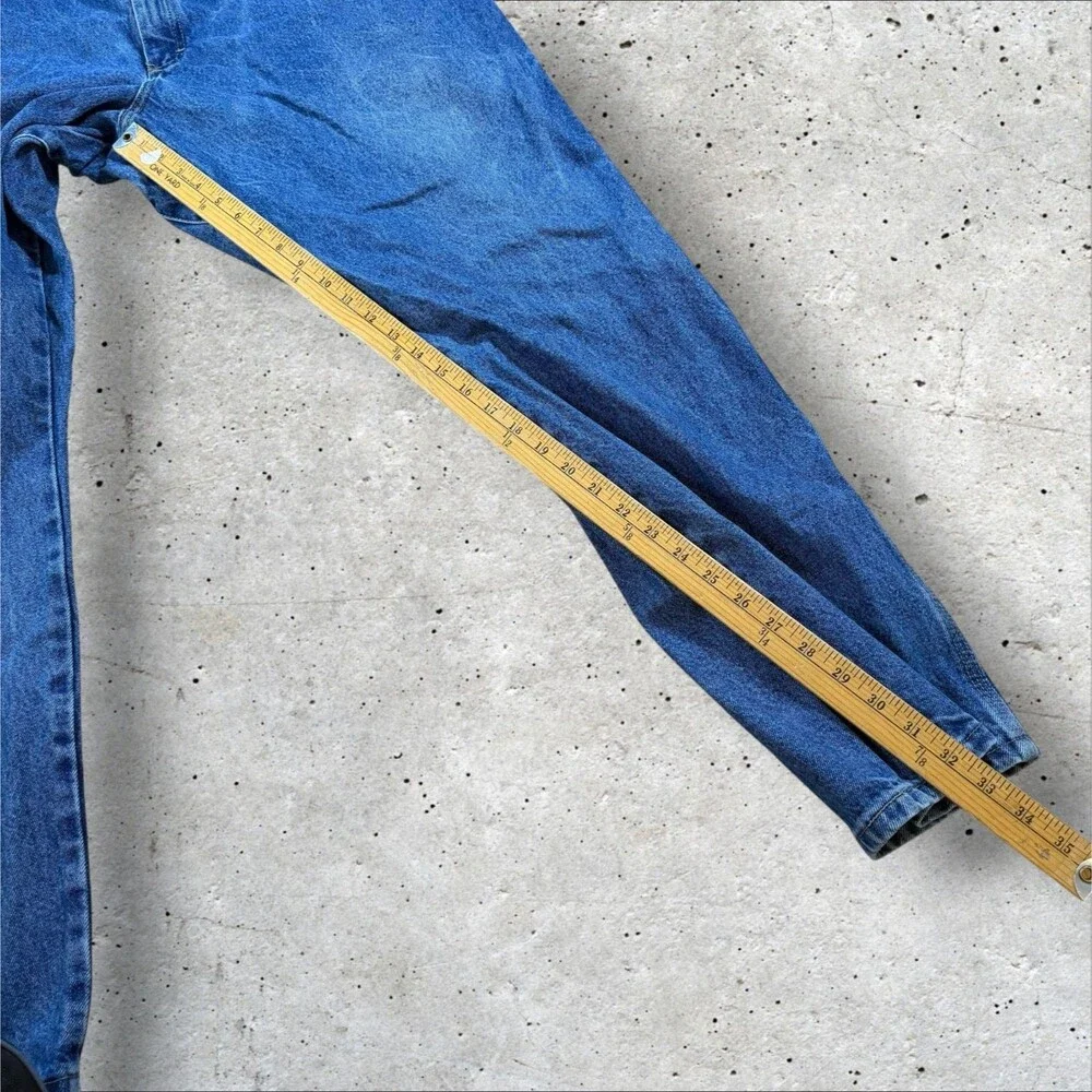 Wrangler Riggs Workwear Carpenter Jeans Mens 42x34 Blue Denim Utility 3W020AI